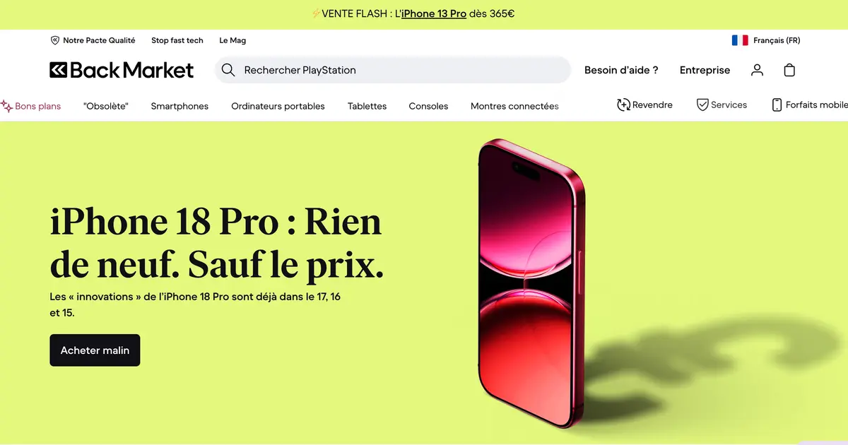 « Pas besoin du 18 » : comment Back Market pirate la grand-messe d'Apple