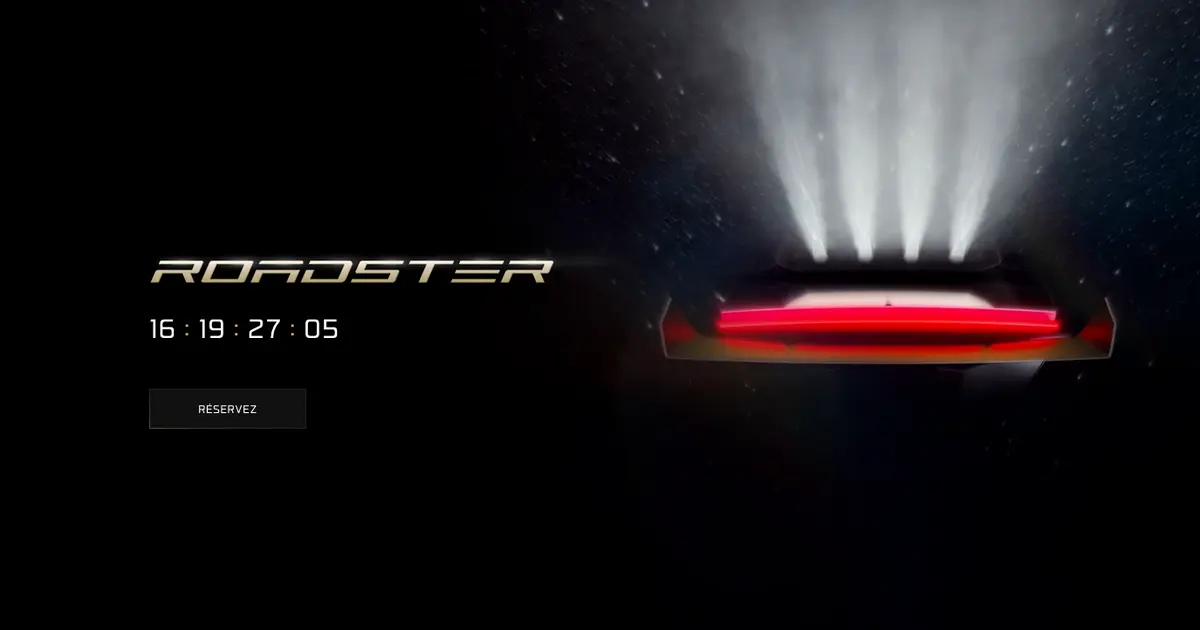 Tesla Roadster : deux semaines de retard et l'éternel alibi météo